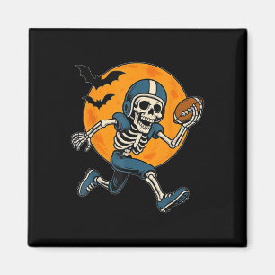Amerikanischer Football Skelett Halloween Sport Fa Magnet