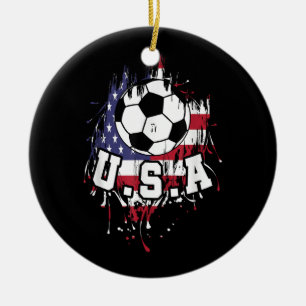 Amerikanischer Football USA Keramik Ornament