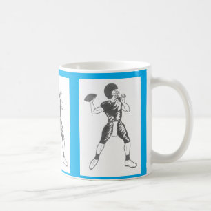 Amerikanischer Footballspieler Kaffeetasse