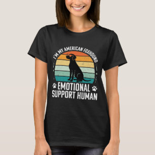Amerikanischer Foxhound Emotionaler Unterstützungs T-Shirt