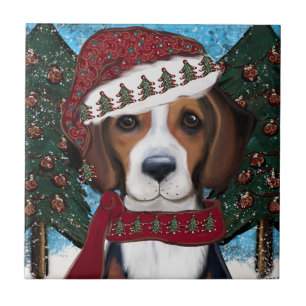Amerikanischer Foxhound  Fliese