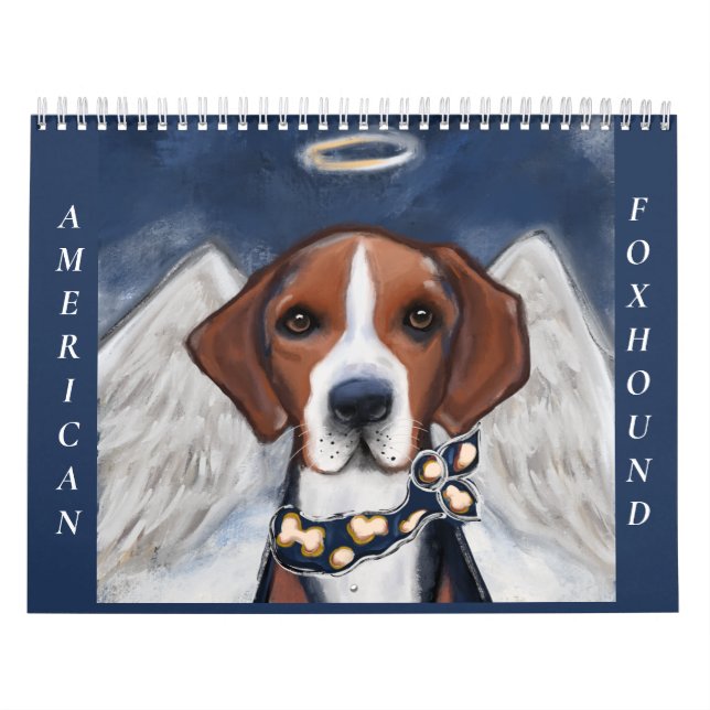 Amerikanischer Foxhound  Kalender (Titelbild)