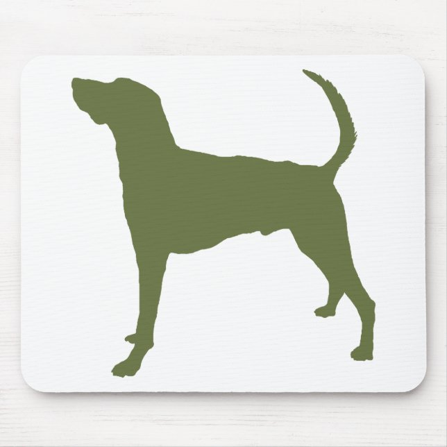 Amerikanischer Foxhound Mousepad (Vorne)