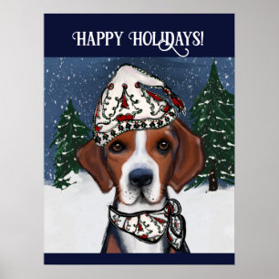 Amerikanischer Foxhound  Poster