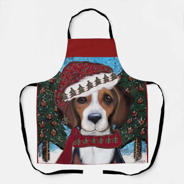 Amerikanischer Foxhound  Schürze (Vorderseite)