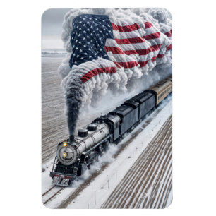 Amerikanischer Freiheitszug Magnet