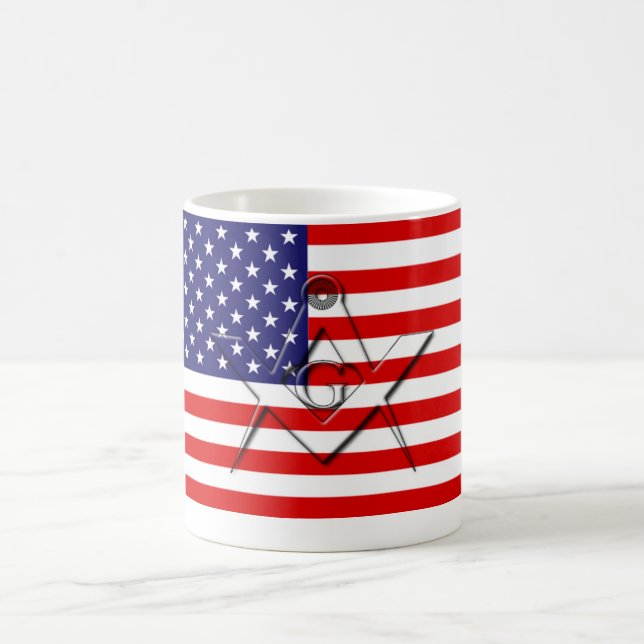 Amerikanischer Freimaurer Tasse (Mittel)
