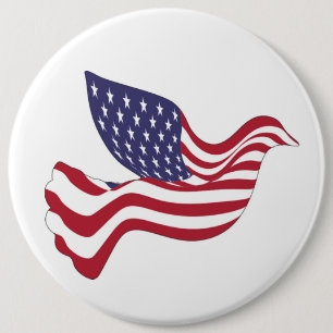 AMERIKANISCHER FRIEDENSABSCHLUSS BUTTON