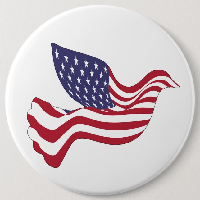 AMERIKANISCHER FRIEDENSABSCHLUSS BUTTON (Vorderseite)