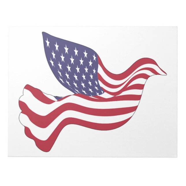 AMERIKANISCHER FRIEDENSABSCHLUSS NOTIZBLOCK (Vorderseite)