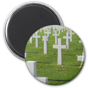 Amerikanischer Friedhof in der Normandie Magnet