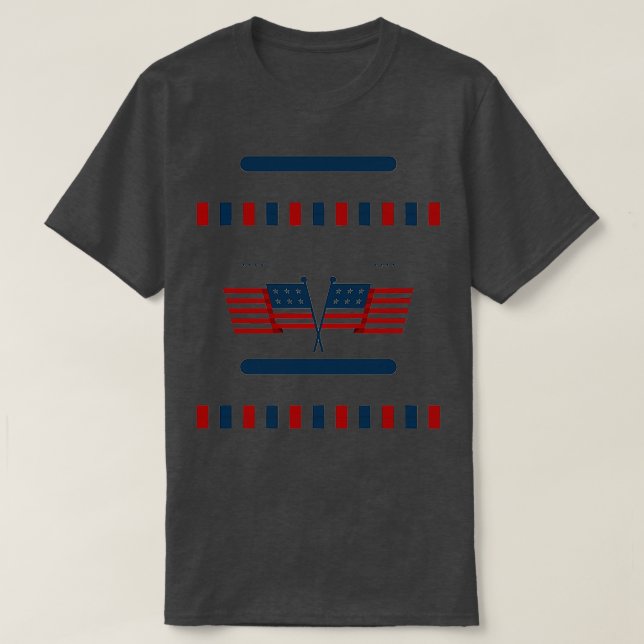 AMERIKANISCHER FÜNF T-Shirt (Design vorne)