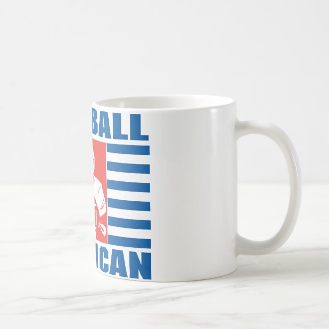 Amerikanischer Fußball Kaffeetasse (Rechts)