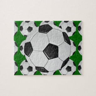 Amerikanischer Fußball oder Association Football Puzzle