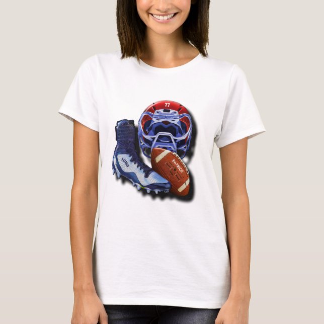 Amerikanischer Fußball-oder T-Shirt (Vorderseite)