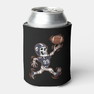Amerikanischer Fußball Skelett Halloween Football Dosenkühler