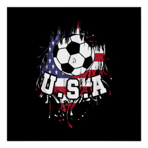 Amerikanischer Fußball USA Poster