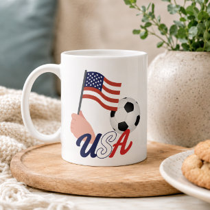Amerikanischer Fußballstolz Kaffeetasse