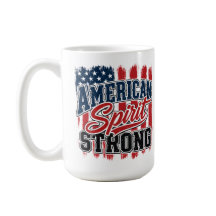 Amerikanischer Geist stark 4. Juli Patriotisch 