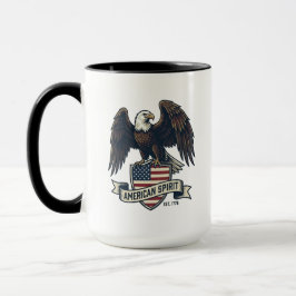 Amerikanischer Geist Weißkopfseeadler Tasse