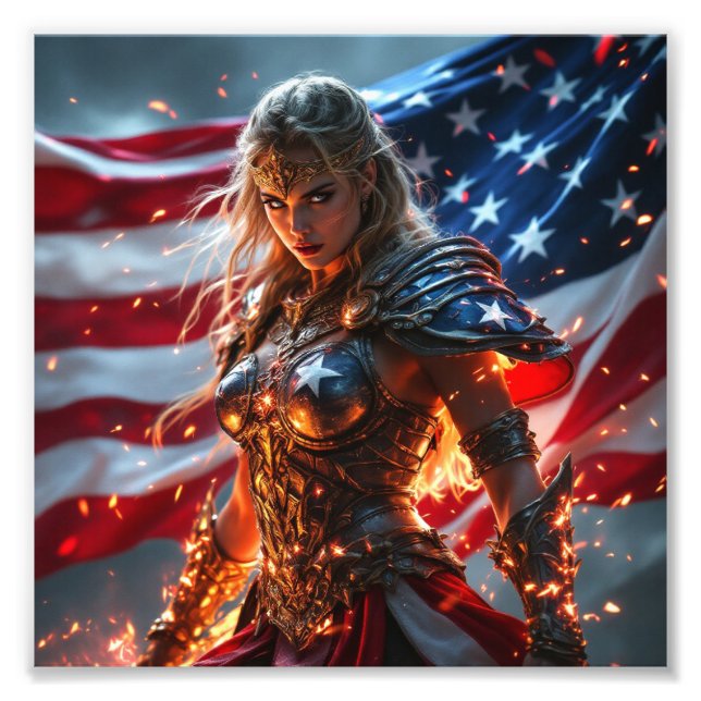 Amerikanischer Gladiator  Fotodruck (Vorne)