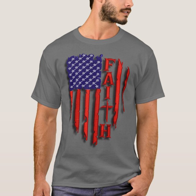 Amerikanischer Glaube T-Shirt (Vorderseite)