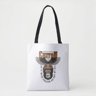 Amerikanischer Gorilla-Motorrad-Vintage-Biker-Adle