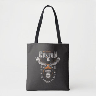 Amerikanischer Gorilla-Motorrad-Vintage-Biker-Adle