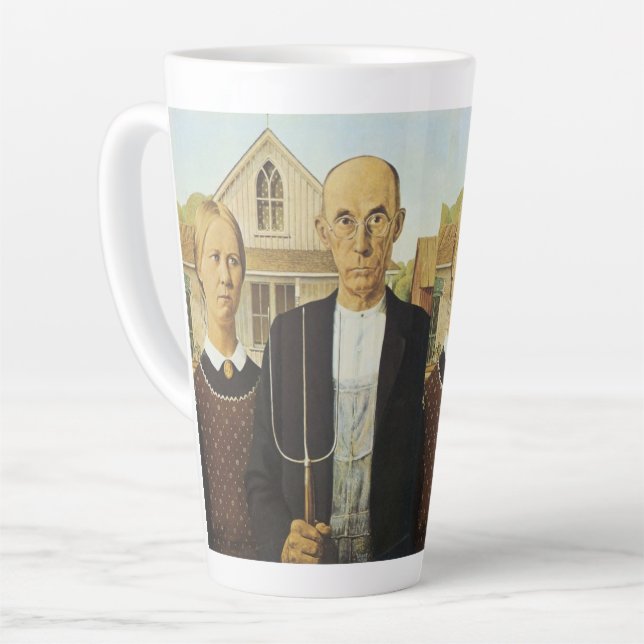 Amerikanischer Gothic Milchtasse (Linke Ecke)