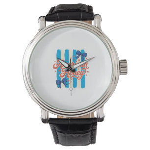 Amerikanischer Honig Patriotischer Bogen Vintage-S Armbanduhr