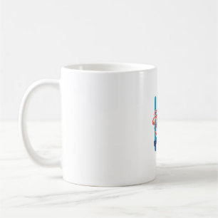 Amerikanischer Honig Patriotischer Bogen Vintage-S Kaffeetasse