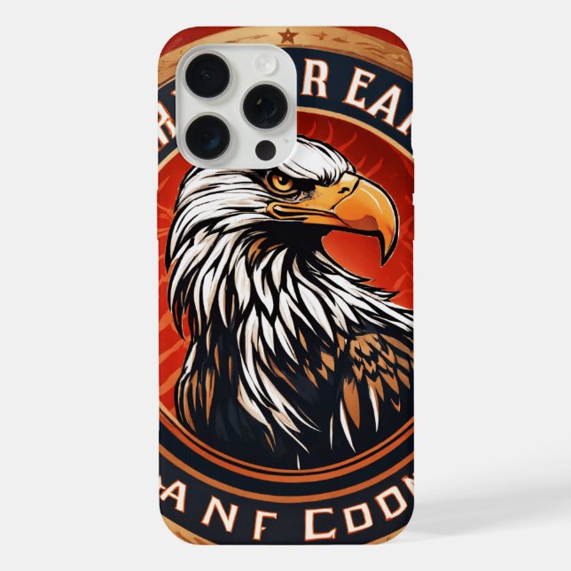 Amerikanischer Horst iPhone Hülle (Rückseite)
