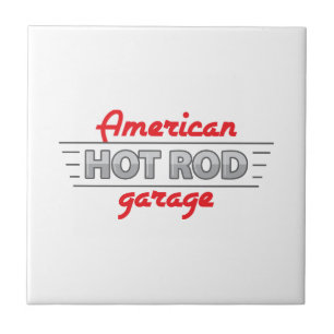 Amerikanischer Hot Rod Fliese
