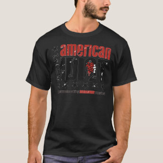 Amerikanischer Idiot-Breitbandlogo Klassischer T - T-Shirt