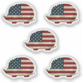 Amerikanischer Igel Aufkleber