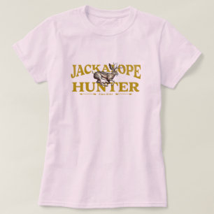 Amerikanischer Jackalope-Jäger Grafik T-Shirt