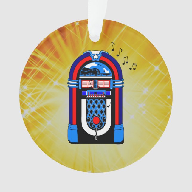 Amerikanischer Jukebox Ornament (Vorderseite)