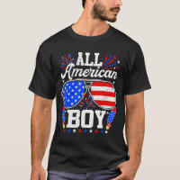 Amerikanischer Junge 4. Juli Sonnenbrille Familie