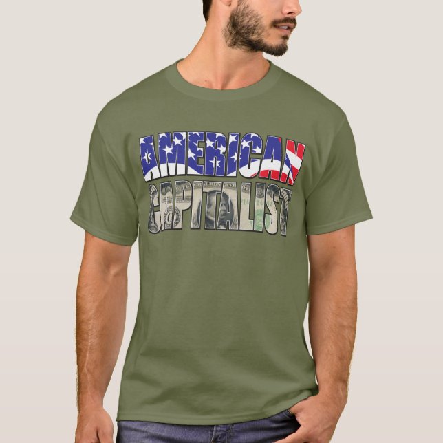 amerikanischer Kapitalist T-Shirt (Vorderseite)