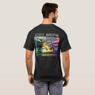 Amerikanischer Kart-Hintergrund T-Shirt