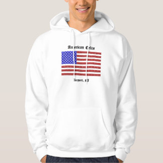 Amerikanischer Kelteknoten-Flagge Hoodie