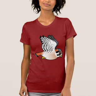 Amerikanischer Kestrel im Flug T-Shirt