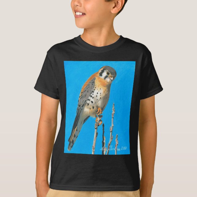 Amerikanischer Kestrel T-Shirt (Vorderseite)