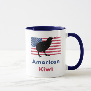 Amerikanischer Kiwi-Kaffeebecher Tasse