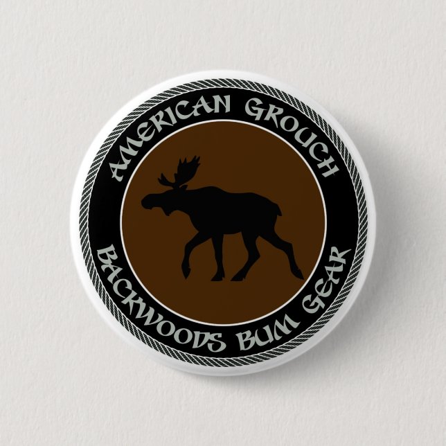 Amerikanischer Klage-Hinterwälder-Gammler-Gang Button (Vorderseite)