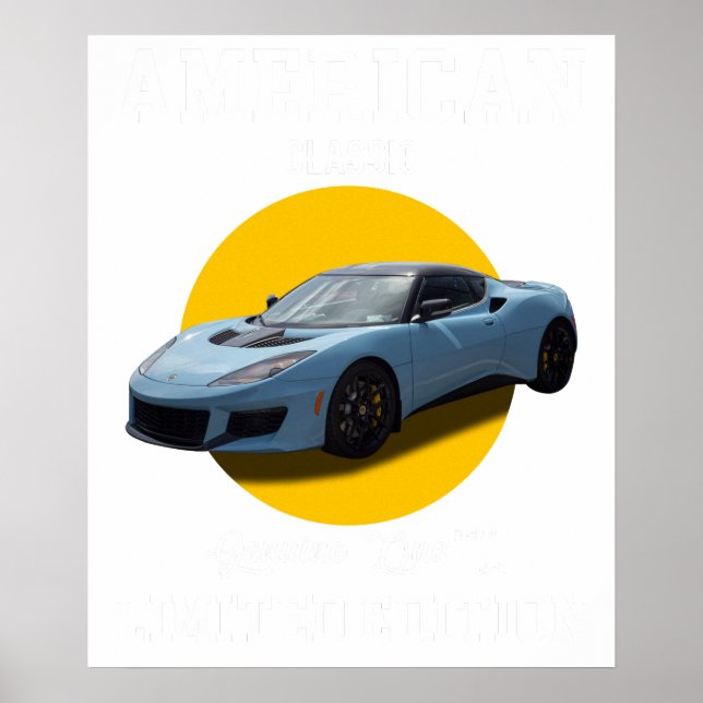 amerikanischer Klassiker echte Qualität limitierte Poster (Vorne)