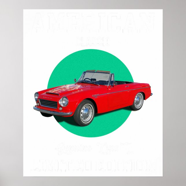 amerikanischer Klassiker echte Qualität limitierte Poster (Vorne)