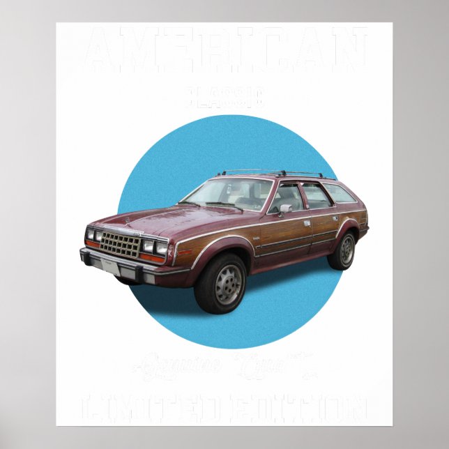 amerikanischer Klassiker echte Qualität limitierte Poster (Vorne)