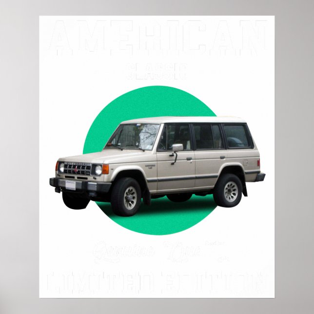 amerikanischer Klassiker echte Qualität limitierte Poster (Vorne)