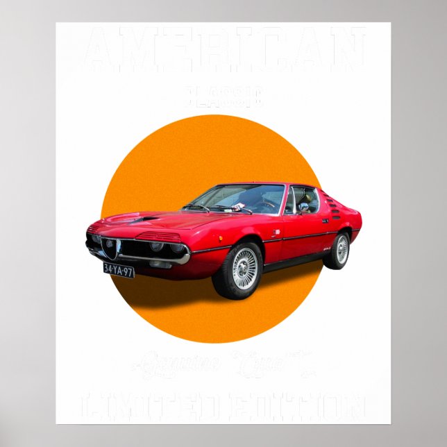 amerikanischer Klassiker echte Qualität limitierte Poster (Vorne)